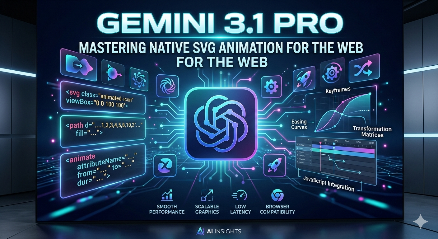 Gemini 3.1 Pro: Mastering Native SVG Animation for the Web