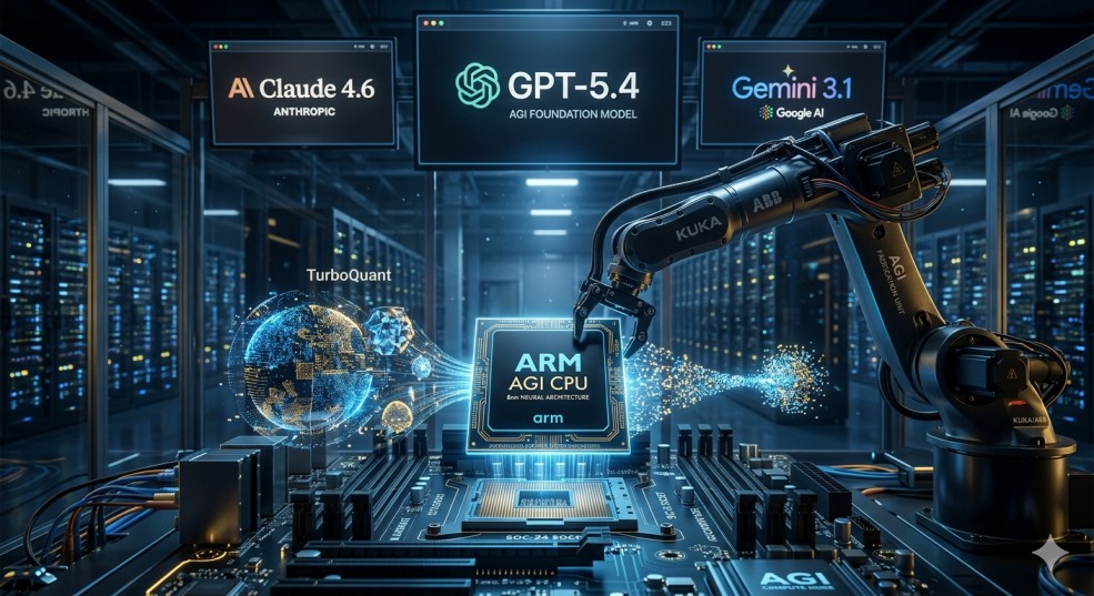 AI Breakthroughs March 2026: GPT-5.4, TurboQuant, Arm CPU
