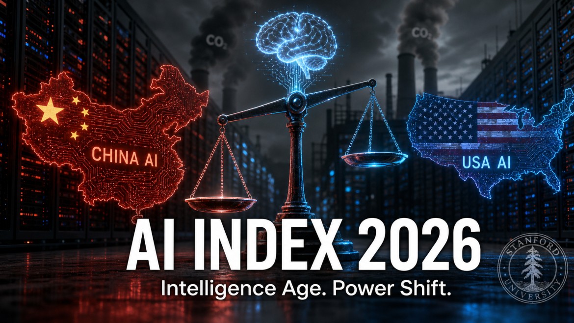 Stanford AI Index 2026, US–China Parity & Grok 4's Carbon Bill